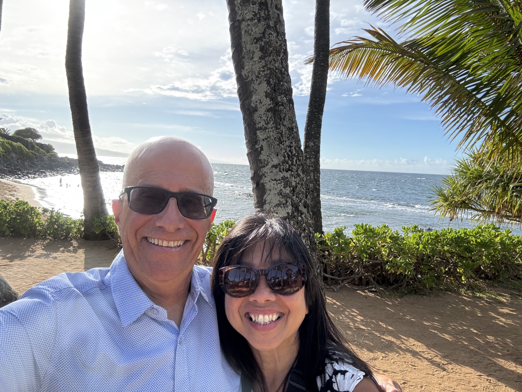 Tony and Giselle, the hosts of Beach City Socials
